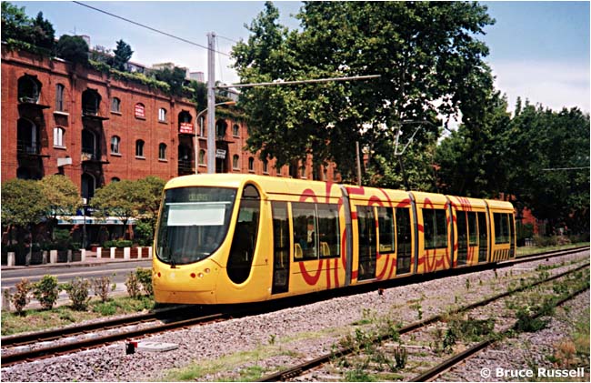 Train station Buenos Aires Midland railway, operated one meter